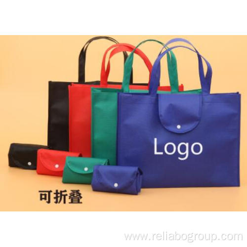 Customized non-woven coated three-dimensional folding bag